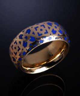 Tiffany & Co. Tiffany & Co. gold Palomas Marrakesh blue enamel 