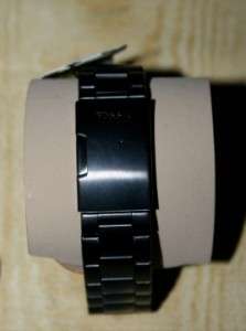 NWT FOSSIL Flight Stainless Steel Watch   Black CH2803 $135  