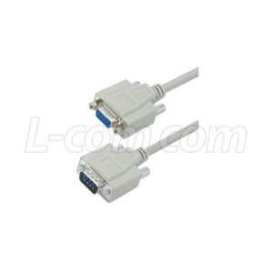   Null Modem Reverser Cable, DB9 Male / Female, 25 ft Electronics