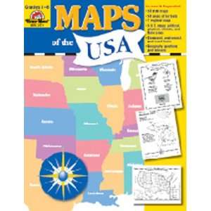 4 Pack EVAN MOOR MAPS OF THE USA 
