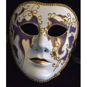 Venetian Mask Montego Purple Masquerade Halloween Costume Mardi Gras