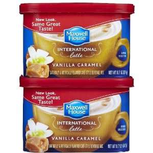 Maxwell House International Vanilla Caramel Latte, 8.7 oz, 2 pk 
