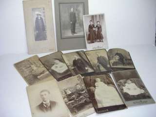 22 ANTIQUE 1800S HAZLETON PA PHOTOGRAPHS  