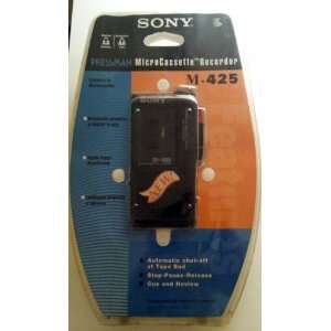  SONY Pressman M 425v Microcassette Recorder Voice 