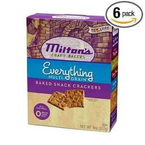 Miltons Crackers   Everything Bites, 8 Ounce (Pack of 6)  