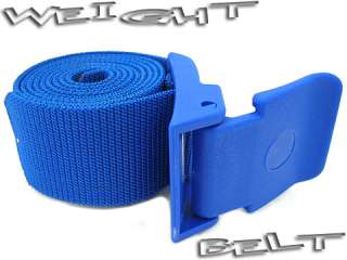 heavy duty weight belt with durable plastic buckle