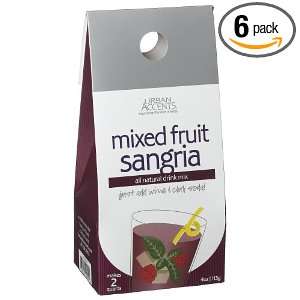 Urban Accents Mixed Fruit Sangria Drink Mix, 4.0 Ounce Boxes (Pack of 