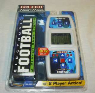 COLECO HEAD TO HEAD FOOTBALL ELECTRONIC 2 PLAYER LCD GAME   NEW 