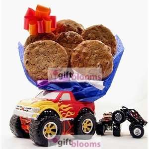  Monster Truck Cookie Bouquet   6 or 12 Gourmet Cookies 