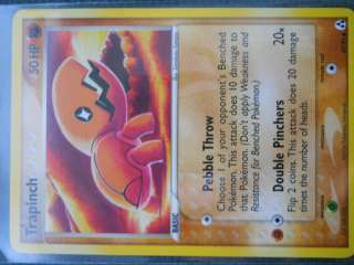 Pokemon card Trapinch, from Ex Legend Maker set, card # 67/92  