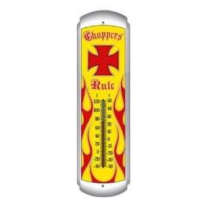  Choppers Rule Motorcycle Thermometer   Victory Vintage 