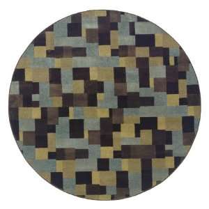   Round Multicolor Anamosa Accent Rug AM04HBRL