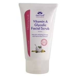  DermaE Natural Bodycare Vitamin A Glycolic Facial Scrub 