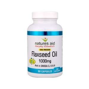  Natures Aid Flaxseed Oil 1000mg (Omega 3, 6 + 9) (180 