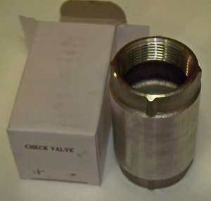 STAINLESS STEEL CHECK VALVE FOR WATER WELL PUMPS  