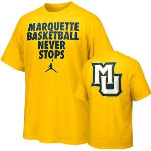  Marquette Golden Eagles Youth Nike Basketball Never Stops 
