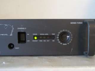 QSC Series Three 3500 2 Channel Power Amplifier  