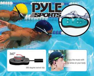   4GB Waterproof High Speed USB/ Player, W/ Clip Holder & Accessories