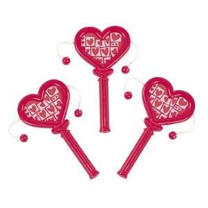   Heart Shaped Noisemakers   Novelty Toys & Noisemakers Toys & Games