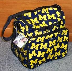 MICHIGAN University WOLVERINES NCAA Baby Gift   Diaper Bag