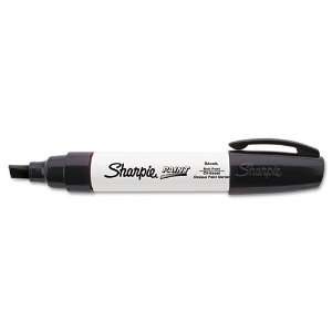 Sharpie   Paint Marker, Wide Point, Black   Sold As 1 Each   Oil based 