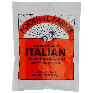 Foothill Farms Italian Oil & Vinegar (no MSG) Mix, 7.6 Ounce Units 