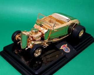 RC 1/24 1933 Ford Highboy Roadster   24K GOLD PLATED  