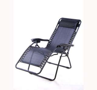 New Zero Gravity Chair Folding Recliner Outdoor Lounge Chairs Patio 