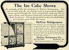 1911 Ad McCray Refrigerator Kitchen Home Appliances   ORIGINAL 