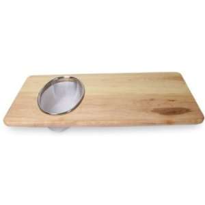 Snow River Over the Sink Cutting Board with Basket  