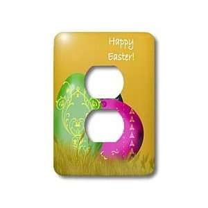  Easter.   Light Switch Covers   2 plug outlet cover