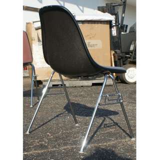 Herman Miller Eames Blue Fabric Shell Chair  