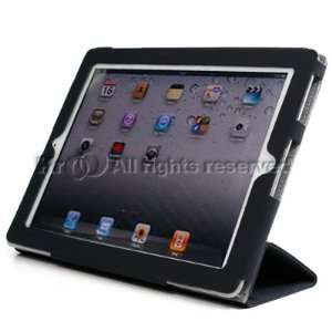  APPLE IPAD 2 Tablet BLACK SOFT Texture Shell TRI PAD Mini 