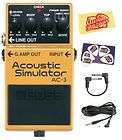 boss ac 3 acoustic simulator with reverb pedal bundle expedited