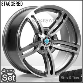 19 inch Wheels and Tires BMW 5 6 7series M5 M6 X5 Rims  
