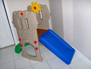   & Slide Castle with Captains Wheel and Rock Climbing Wall  