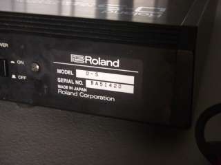 Roland D 5 Vintage Electronic Keyboard Synthesizer  