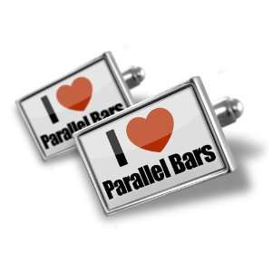  Cufflinks I Love Parallel Bars   Hand Made Cuff Links A 