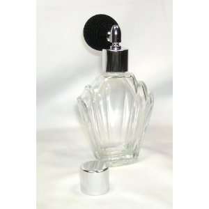   Empty Refillable Glass Perfume Bottle Atomizer with Black Bulb Beauty