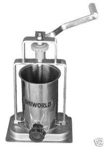 All Stainless Vertical Sausage Stuffer, 5lb. Capacity  