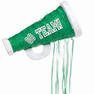   By YA OTTA PINATA Green Megaphone Pull String Pinata 