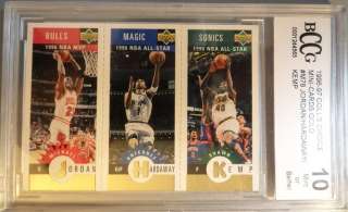 BCCG 10 Michael Jordan Mini Cards GOLD 1996 97 Upper Deck Collectors 