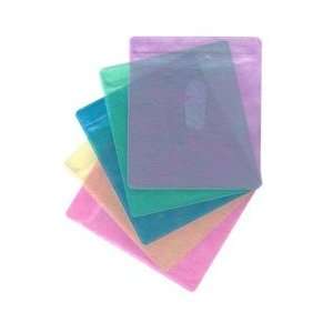  100 CD Double sided Plastic Sleeve Assorted Color Office 