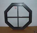 small shed window 14 octagon brown playhouse window expedited shipping