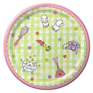    Slumber Party Polka Dots Paper Dessert Plates Toys & Games