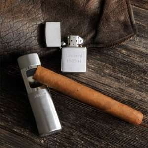    On the Go Zippo Lighter and Portable Ashtray 