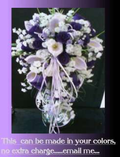 Silk Bridal Bouquet Sale 22pc Custom Designed  