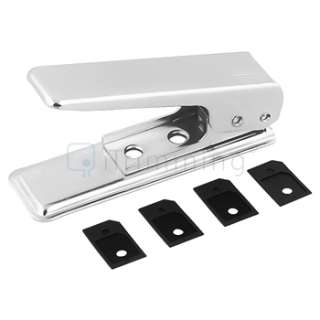 Micro Sim Card Cutter w/4 Sim Adapter for iPhone 4 G OS  