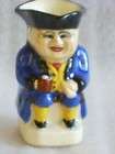 Miniture Staffordshire Pottery Toby Jug Cute Older Item