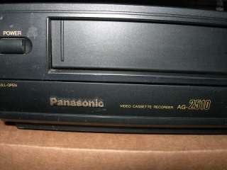 PANASONIC AG 2510 VHS VCR VIDEO CASSETTE RECORDER  